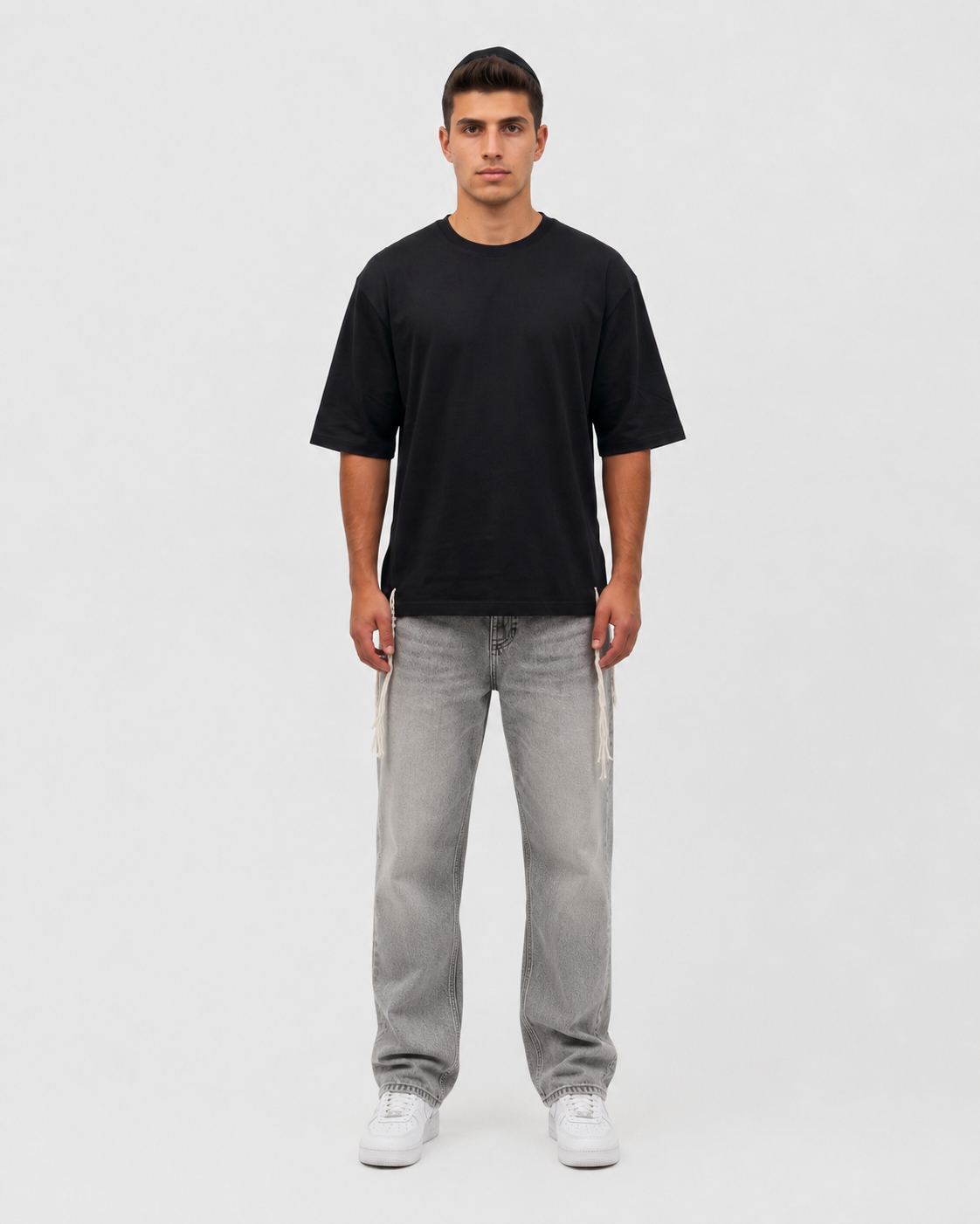 IN PROGRESS. Tzitzit T-Shirt — Black