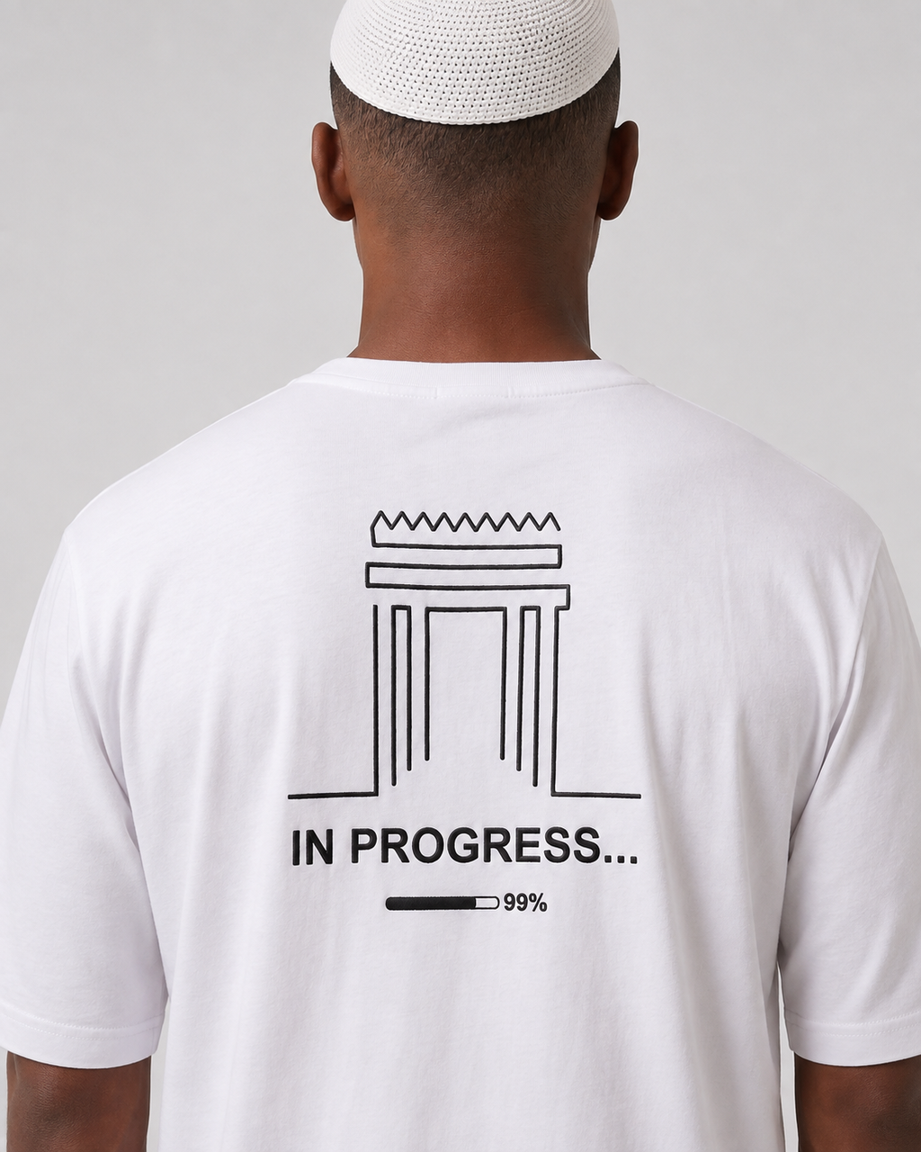 IN PROGRESS. Tzitzit T-Shirt — White