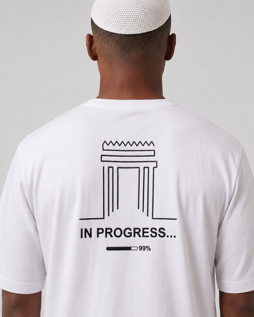 IN PROGRESS. Tzitzit T-Shirt — White
