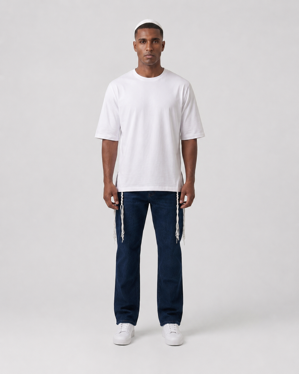 IN PROGRESS. Tzitzit T-Shirt — White