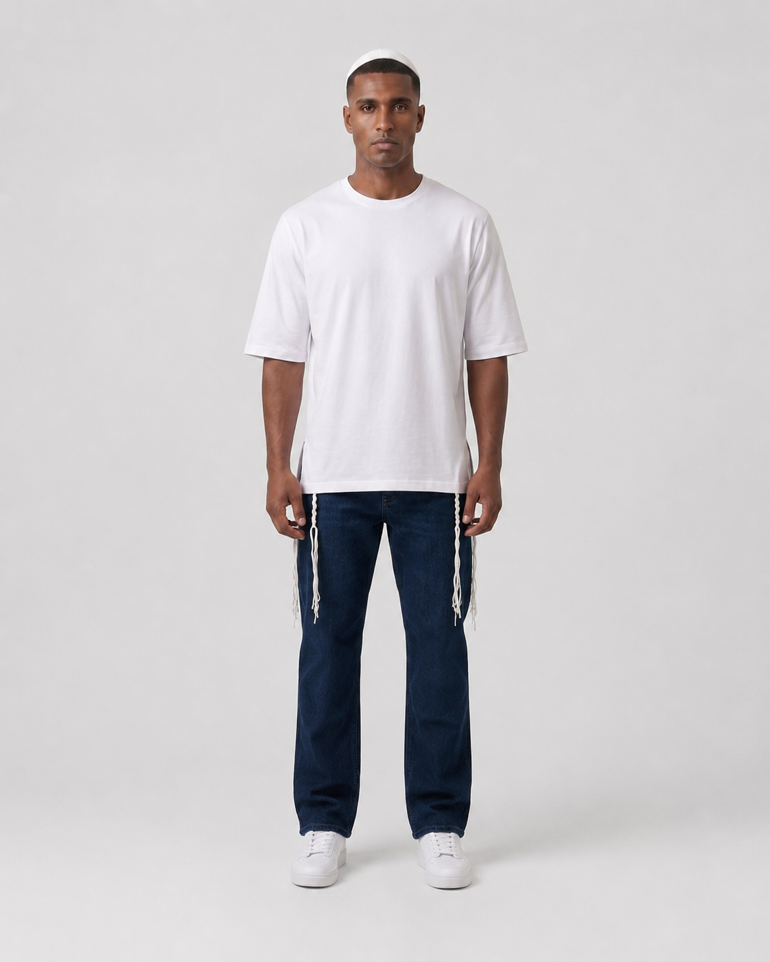 IN PROGRESS. Tzitzit T-Shirt — White