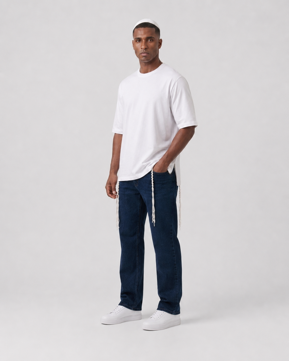 IN PROGRESS. Tzitzit T-Shirt — White